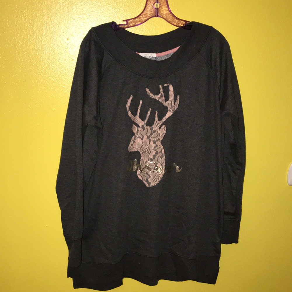 Maurice’s Deer Sweater Top🦌